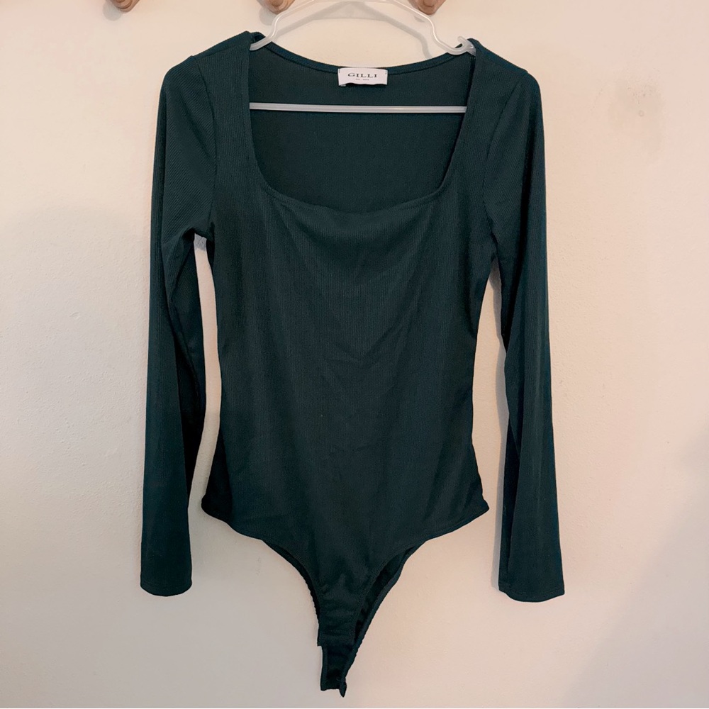 Dark green bodysuit